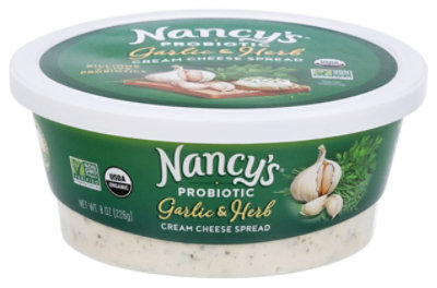 Nancys Cream Cheese Garlic & Hrb Organic - 8 OZ - Image 1