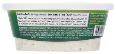 Nancys Cream Cheese Garlic & Hrb Organic - 8 OZ - Image 2