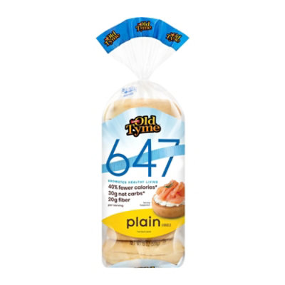 Schmidt Old Tyme 647 Long Rolls Plain Low Calorie Bread - 6 Count - Image 2