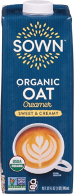 Sown Oat Creamer Sweet & Creamy - 32 OZ - Image 2