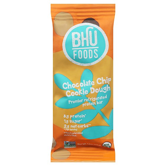 Bhu Foods Keto Bar Choc Chip Cky Dough - 1.6 OZ