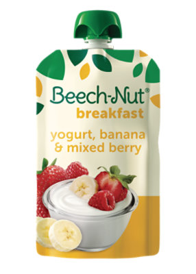Beechnut Stg 4 Bfst Yogurt Banana Mx Ber - 3.5 OZ