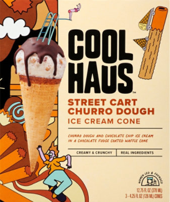 Coolhaus Ice Cream Cone Churro Dough - 12.75 OZ - Image 2