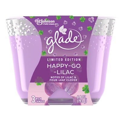 Glade Happy Go Lilac Infused With Essential Oils Automatic Spray Air Freshener Refills - 6.2 Oz