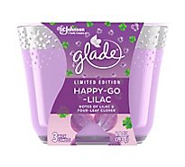 Glade 6.8 Oz Candle Lto Happy Go Lilac - 6.8 OZ