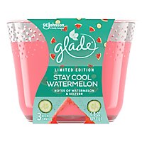 Glade 6.8 Oz Candle Lto Stay Cool Watermelon - 6.8 OZ - Image 1