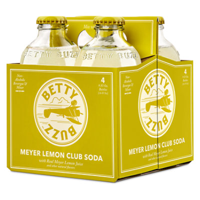 Betty Buzz Meyer Lemon Club Cocktail Mixer - 4-9 Fl. Oz. - Image 1