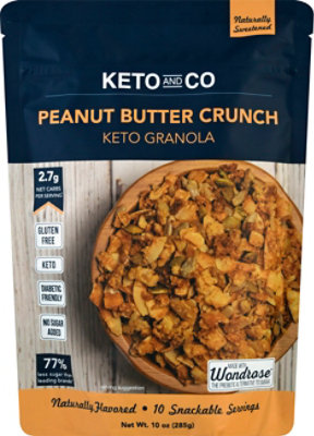 Keto & Co Granola Peanut Butter - 10 OZ - Image 2