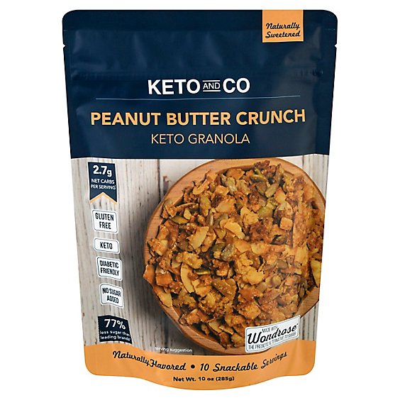 Keto & Co Granola Peanut Butter - 10 OZ