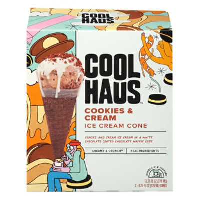 Coolhaus Ice Cream Cone Cookie N Cream - 12.75 OZ - Image 3