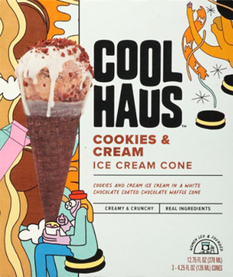 Coolhaus Ice Cream Cone Cookie N Cream - 12.75 OZ - Image 6