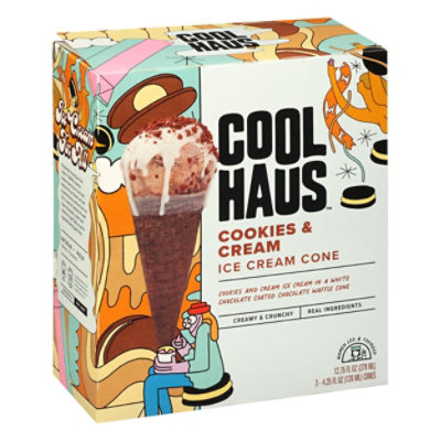 Coolhaus Ice Cream Cone Cookie N Cream - 12.75 OZ - Image 1