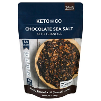 Keto & Co Granola Chocolate  Sea Salt - 10 OZ
