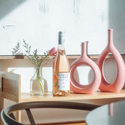 Liquid Light Rose Wine Bottle - 750 Ml - Image 2