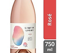 Liquid Light Rose Wine Bottle - 750 Ml