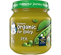 Gerber 1st Foods Organic Pea Baby Food Jar - 4 Oz