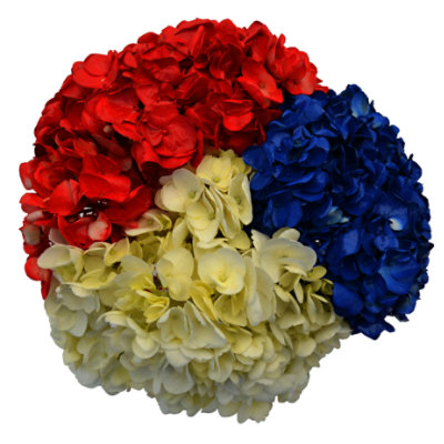 Patriotic Hydrangea 3 Stem - Each - Image 1