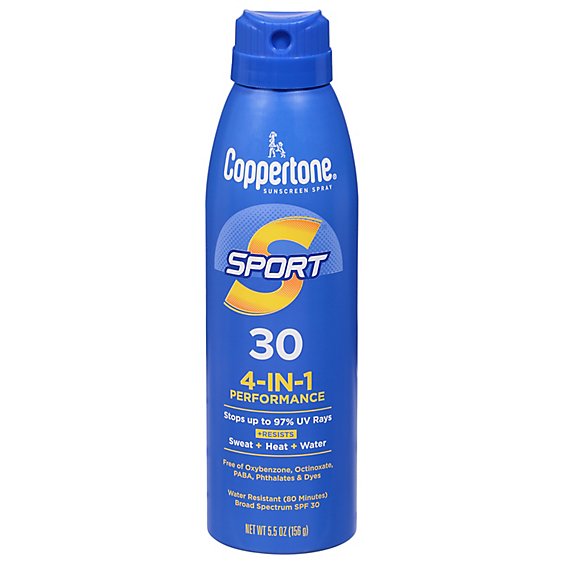 Coppertone Sport Spray SPF 30 - 5.5 Oz