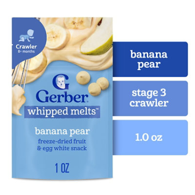 Gerber Natural Whipped Melt Banana Pear - 1 OZ