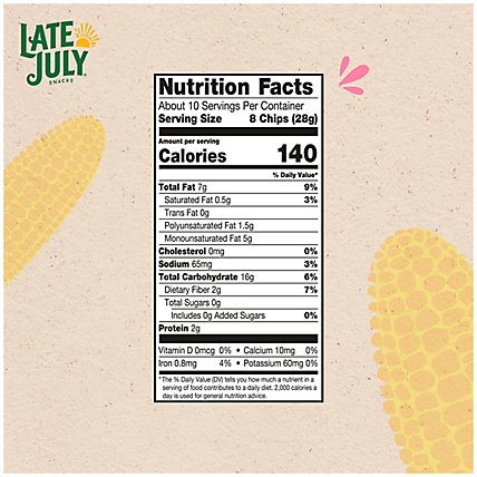Late July Snacks Chia And Quinoa Thin And Crispy Organic Tortilla Chips Bag - 10.1 Oz - Image 5