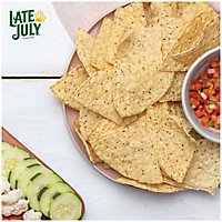 Late July Snacks Chia And Quinoa Thin And Crispy Organic Tortilla Chips Bag - 10.1 Oz - Image 4