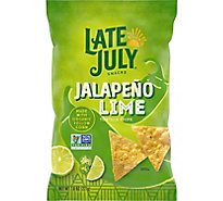 Late July Snacks Jalapeno Lime Tortilla Chips - 7.8 OZ