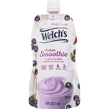 Welchs Acai Coconut Smoothie Drink In A Pouch - 6 FZ - Image 2