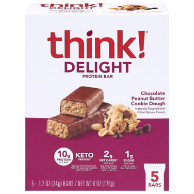 Think Keto Choc Pb Cookie Dough - 5-1.2 OZ