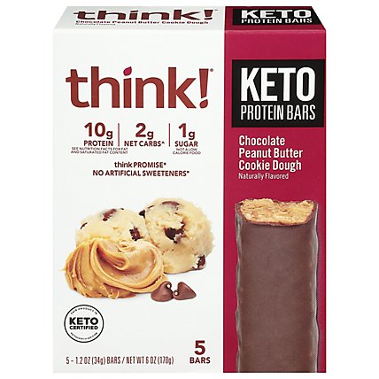 Think Keto Choc Pb Cookie Dough - 5-1.2 OZ - Image 3