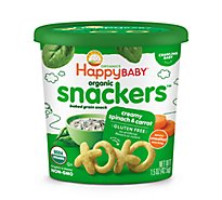 Happy Baby Org Snackers Cry Spin Carrot - 1.5 OZ