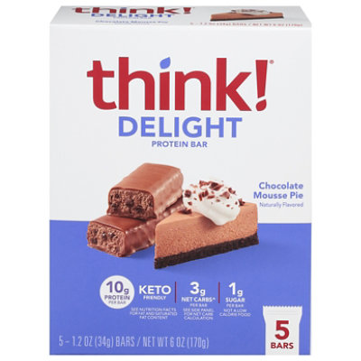 Think Keto Chocolate Mousse - 5-1.2 OZ - Image 1