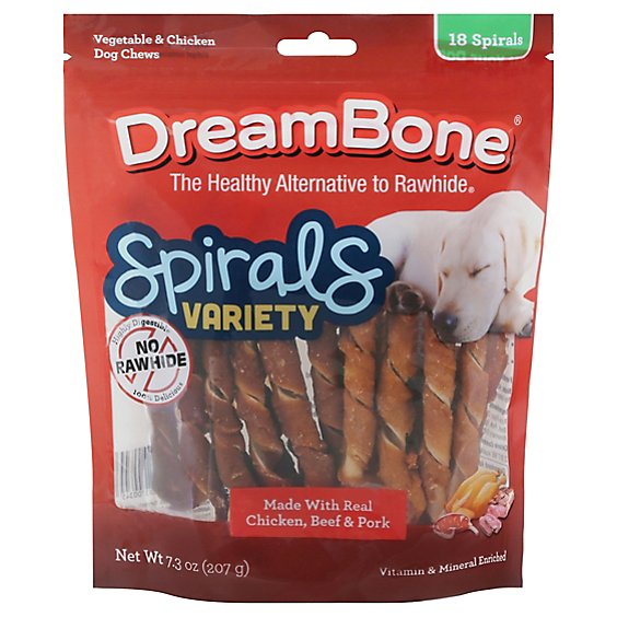 DreamBone Spirals Variety Pack - 18 Count