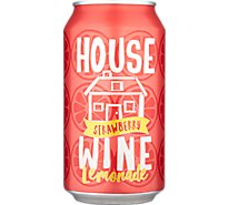House Wine Stwbry Lemonade Can Wine - 375 ML