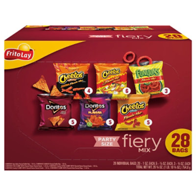 Frito Lay Variety Pack Fiery Mix – 28 Ct