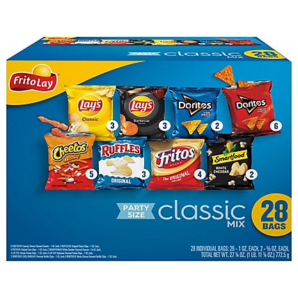 Frito Lay Classic Mix Variety Pack - 28 Ct - Image 1