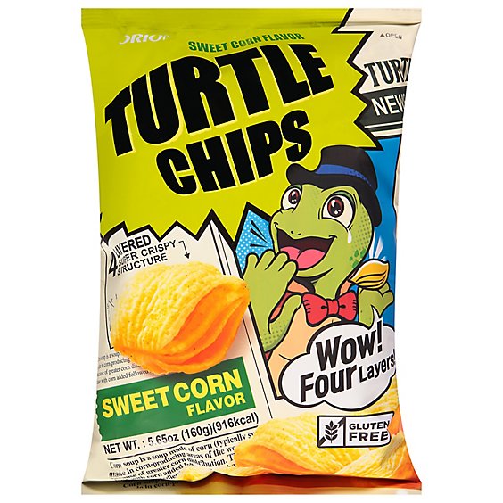 Orion Turtle Chips-sweet Corn - 5.65 OZ
