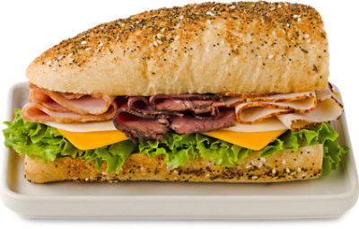 ReadyMeals Ham Roast Beef & Turkey Trio Sandwich - EA