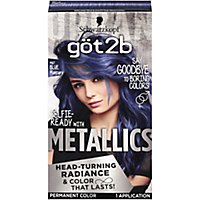 Got2b Metallics M67 Blue Mercury Permanent Hair Color - Each - Image 1