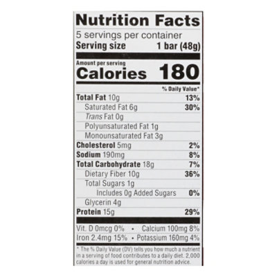 Atkins Meal Bar Fudge Brownie - 5-1.69 OZ - Image 4