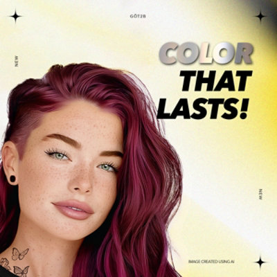 Got2b Metallics M68 Dark Ruby Permanent Hair Color - Each - Image 5