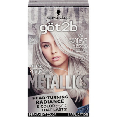 Got2b Metallics M71 Metallics Silver Permanent Hair Color - Each - Image 2