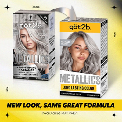 Got2b Metallics M71 Metallics Silver Permanent Hair Color - Each - Image 3