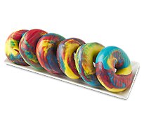 Rainbow Bagels 6 Count - EA