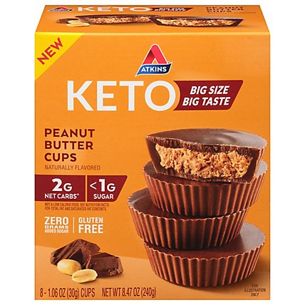 Atkins Keto Clusters Peanut Butter Cup - 8-1.06 OZ - Image 3