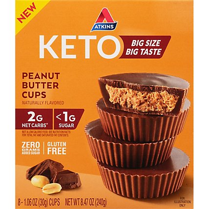 Atkins Keto Clusters Peanut Butter Cup - 8-1.06 OZ - Image 2