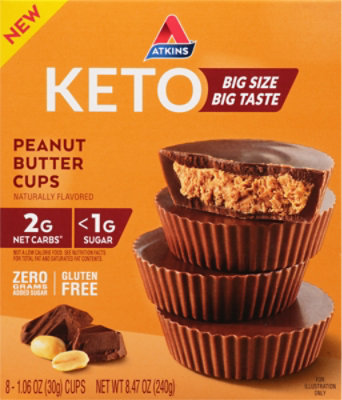 Atkins Keto Clusters Peanut Butter Cup - 8-1.06 OZ - Image 2