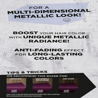 Got2b Metallics M69 Amethyst Chrome Permanent Hair Color - Each - Image 5