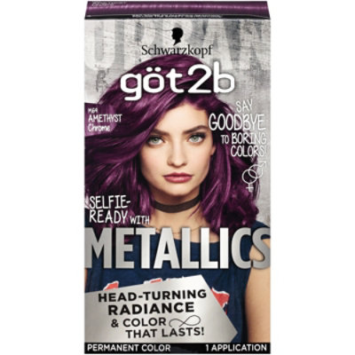 Got2b Metallics M69 Amethyst Chrome Permanent Hair Color - Each - Image 2