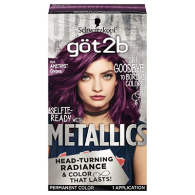 Got2b Metallics M69 Amethyst Chrome Permanent Hair Color - Each