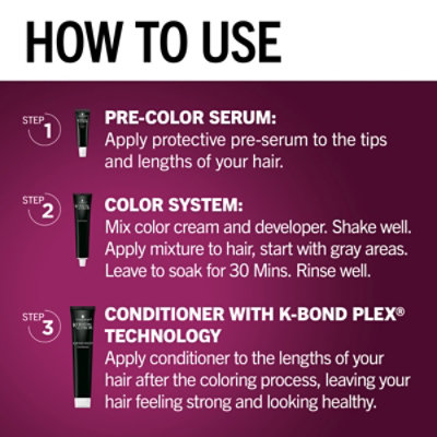 Schwarzkopf Keratin Color 6.0 Delicate Praline Permanent Hair Color Cream - Each - Image 3
